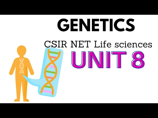 CSIR NET life science unit 8