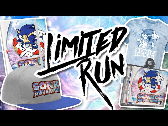 NEW SONIC ADVENTURE MERCH! | Limited Run Games Sonic Adventure Merchandise Unboxing