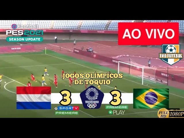 HOLANDA 3 x 3 BRASIL JOGOS OLÍMPICOS DE TÓQUIO 2021 | MELHORES MOMENTOS 24/07/2021