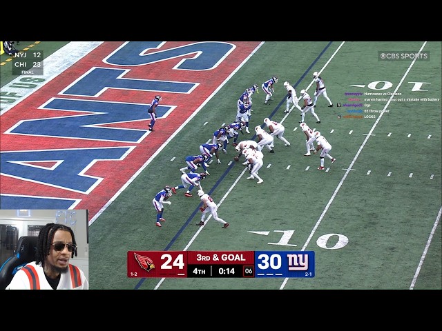 FlightReacts To Arizona Cardinals vs. New York Giants Game Highlights | NFL 2026 Season Week 4!