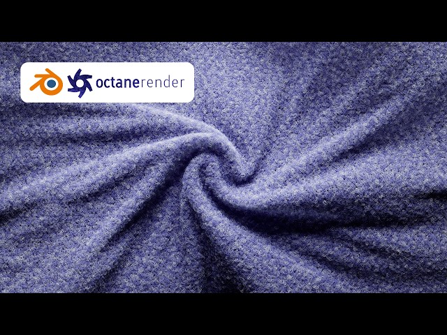 How to Turn Fabric Into Wool in Blender 5.2 + Octane.