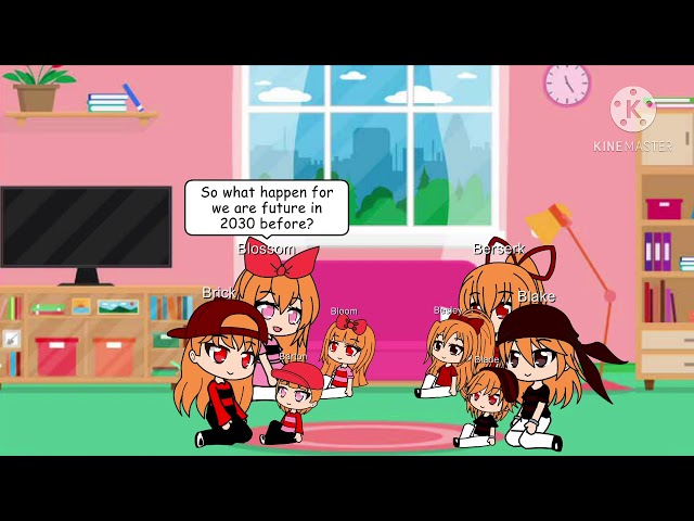 The PPG X RRB and PPNKG X RRTB Meet their Future Kids for One Day Gacha Club