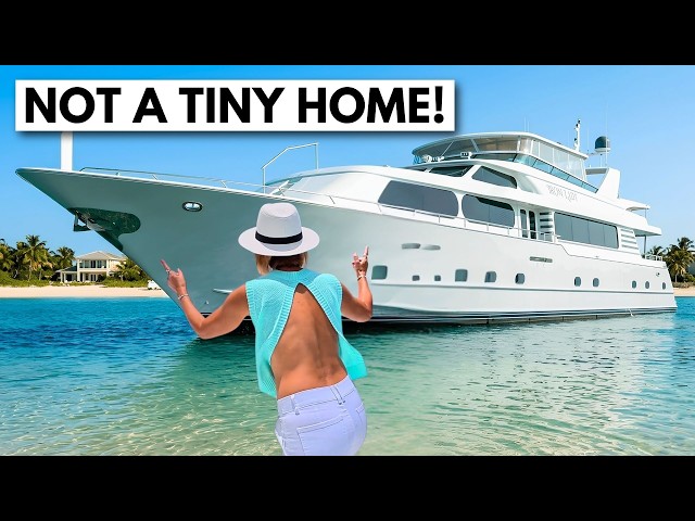 Why Buy a House? 🤯🤩 2006 Broward 106 "IRON LADY" Super Yacht Tour