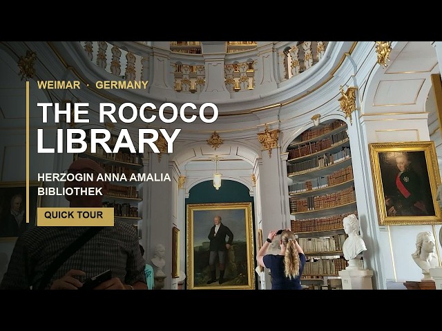 Herzogin Anna Amalia Bibliothek, Weimar - Rococo Hall Quick Tour (23 June 2026)