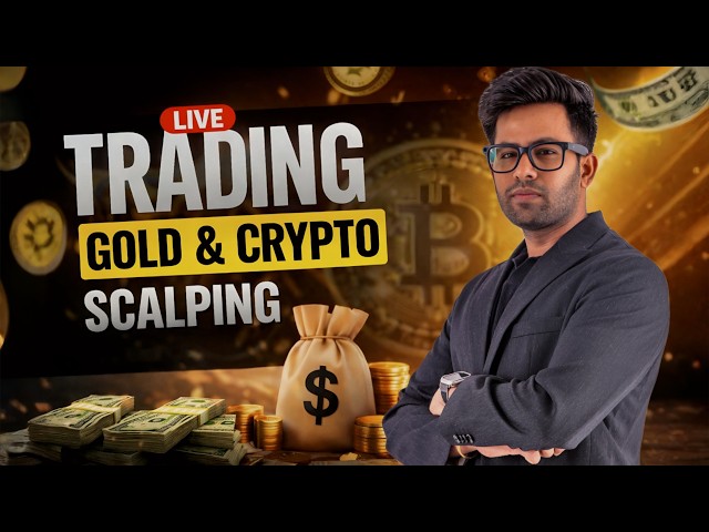 🔴 LIVE: Gold & Crypto Trading | London & New York Session Analysis