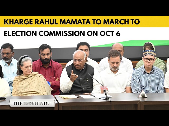 INDIA bloc announces nationwide protests against Election Commission over rolls