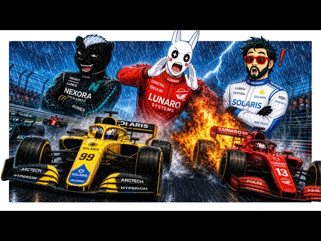 BLIND RACE: ABSOLUTE CHAOS IN THE WORST WEATHER IN FORMULA 1 HISTORY - FORMULA 1 (MAYHEM, CO-OP)