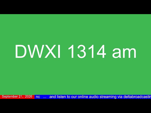 DWXI 1314 AM Live Streaming I Monday (September 21, 2026) #prayermeeting