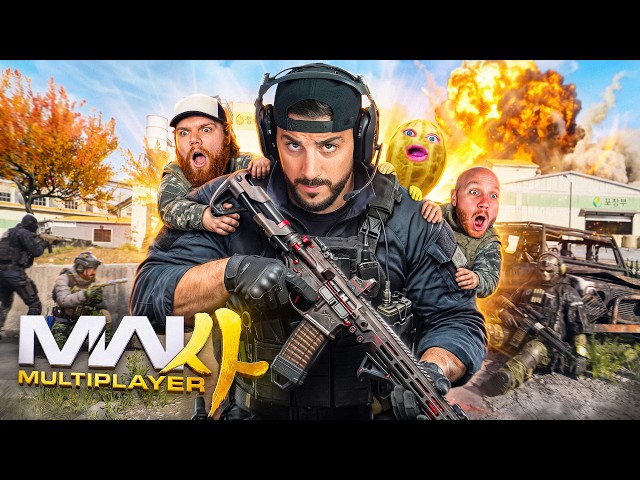 🔴 LIVE - THE NEW CALL OF DUTY MW4 IS HERE W/ THEBURNTPEANUT, TIMTHETATMAN & HUTCHMF! 🔥