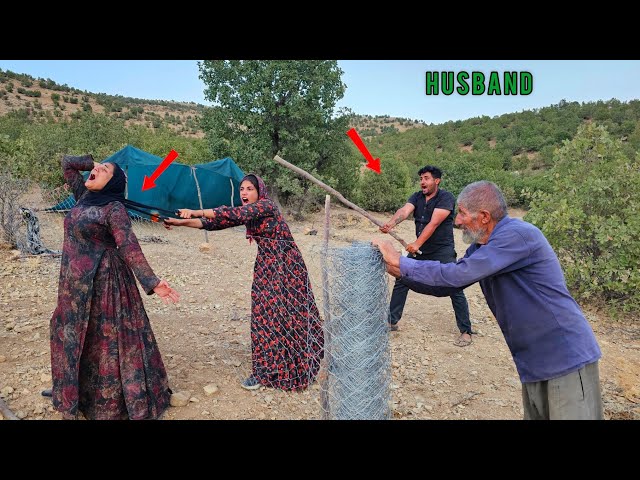 A husband defending his first wife against attacks from his second wife.🤰😱