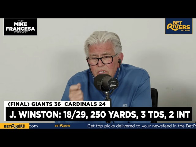 Mike Francesa Reacts: Giants Beat Cardinals, Jets Fall To Bears