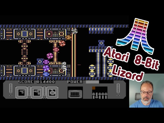 Atari 8-Bit Game Play, Lizard