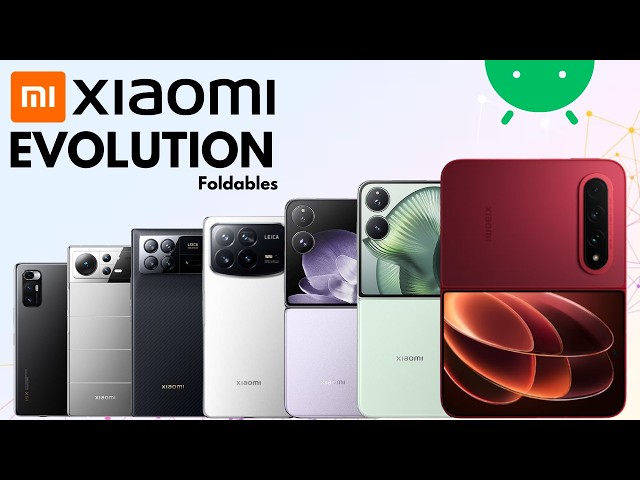 Evolution of Xiaomi Foldable Smartphones (2021 - 2024) | Mi Mix Fold to Mix Flip & Fold 4