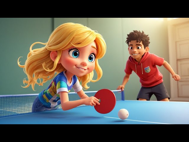 🏓 Penny and the Ping-Pong Challenge | A Fun Kids’ Story Teaching How to Play Table Tennis