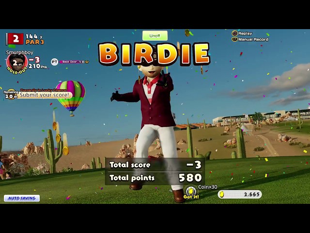 Everybody's Golf (2017) PS4 - Vortex Valley (OUT) Regular tees, Mega cups