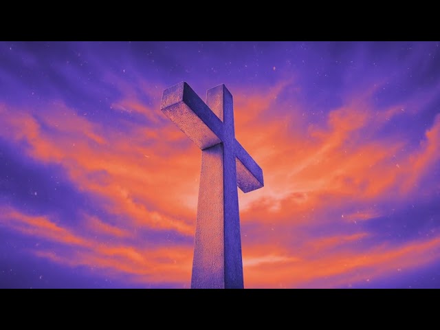 Cross Sunset Sky Orbit Seamless Loop 4K No Copyright