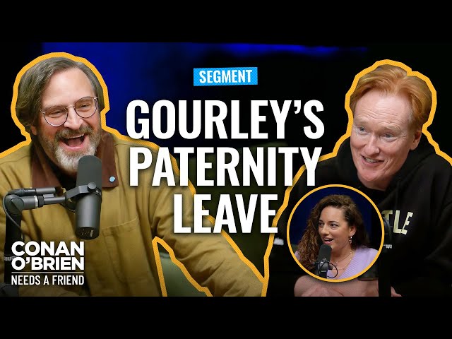 Conan Offers To Be The Godfather To Gourley’s Second Child | Conan O'Brien Needs A Friend