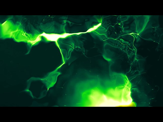 1 Hour Neon Green Background 4K | Psychedelic VJ Loop | Ambient Party Light