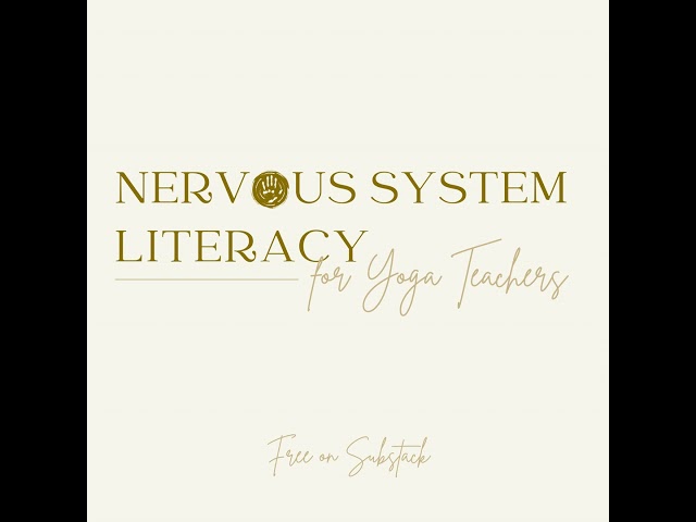 Somatic Tools in the Yoga Classroom