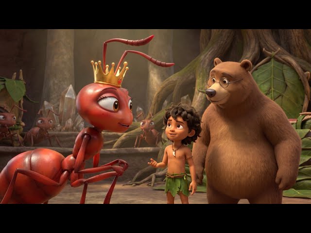 Mowgli Episode 22 | Mowgli and the Hidden City of Ants 😱 | Mowgli vs The Bumblebee King | Jungle ...