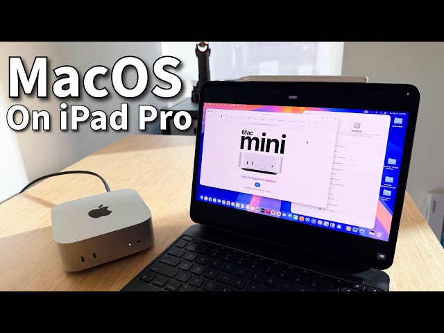 The HEADLESS M4 Mac Mini! Access your Mac remotely from your M4 iPad Pro!
