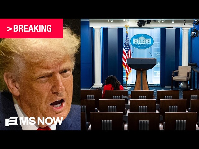 BREAKING: White House press pool SUSPENDS TV coverage of Trump amid ban