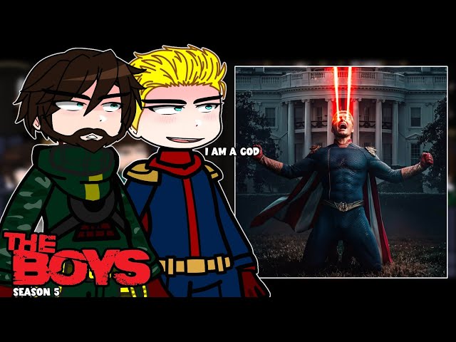 🇺🇸/🇧🇷/🇪🇸 The boys react to season 5 |Reaction gacha