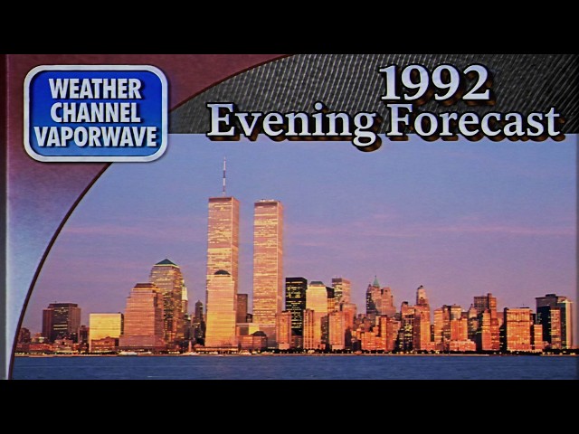 1992 EVENING FORECAST // Weather Channel Vaporwave VHS Nostalgia Mix with Visuals