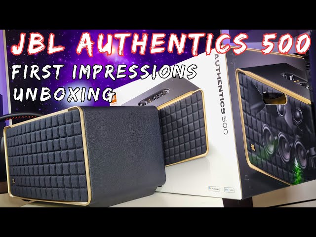 JBL Authentics 500 Unboxing and First Impressions CRAZYYYYY + SOUND TEST