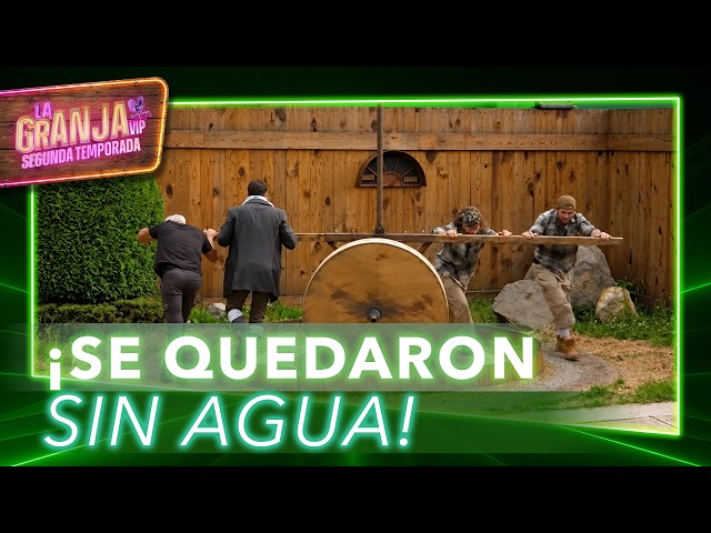 ¡LA GRANJA se QUEDÓ SIN AGUA! Los granjeros de inmediato la recuperaron