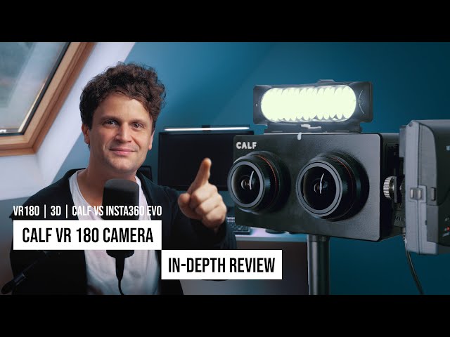 CALF VR 180 Camera In-Depth Review w/ video editing workflow and Insta360 EVO comparison | Gaba_VR