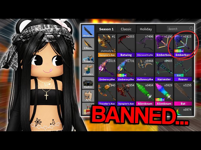 I PLAYED THE BANNED VERSION OF MM2... (Murder Mystery 2)