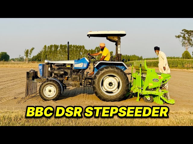 Bbc Dsr Stepseeder full details / Direct sowing of paddy