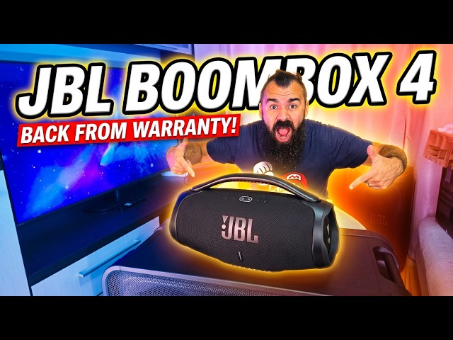 I finally got the new JBL Boombox 4 from WARRANTY!