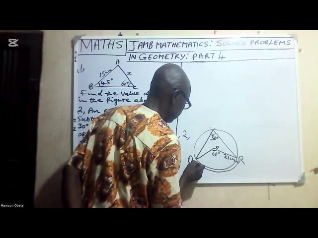 GRADES 10-12(SS1-SS3) MATHEMATICS: Geometry. OBETA HARRISON.