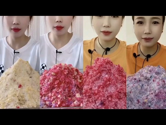 Ultimate Shave Ice Compilation: Trying the Most Colorful & Unique Varieties Around!  Over red top 🍧✨