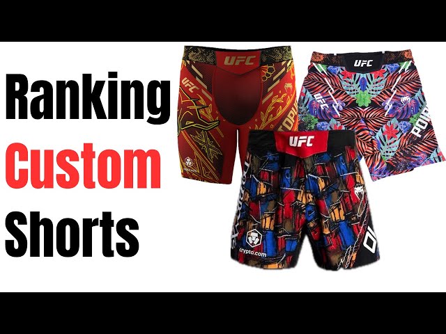 Ranking UFC Fighters Custom Shorts