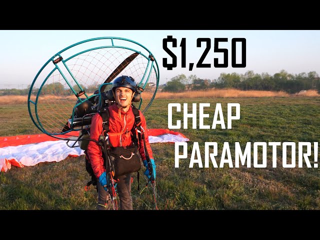 $1,250 for this Paramotor! Flying can be cheap