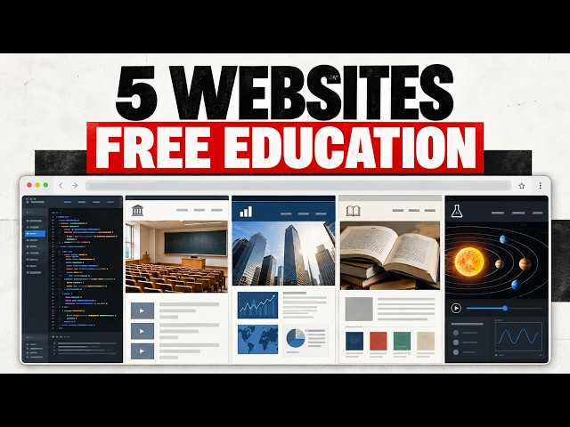 5 Websites That Make Learning Expensive Things FREE!