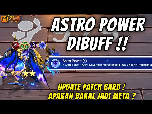 ASTRO POWER BUFFED! 80% → 90% — WILL IT BE META?! | Magic Chess GoGo