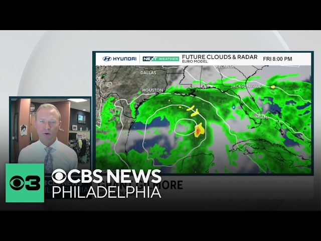 NHC monitoring Gulf for likely tropical system; storm could bring rain to Philadelphia area