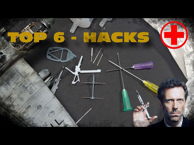 Top 6 Hacks - Hypodermic Needles And Syringes - Tutorial Level: Beginner
