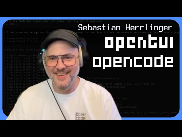 Building TUIs with TypeScript & Zig w/ Sebastian Herrlinger [OpenTUI] (TT #10)