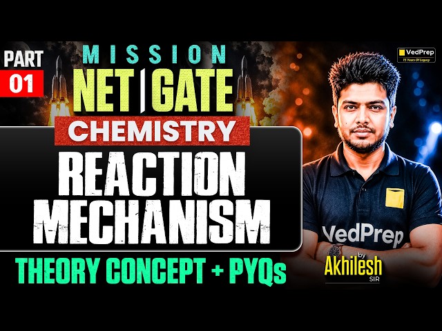 🚨 Reaction Mechanism Masterclass Part 1 | CSIR NET Dec 2026 & GATE Chemistry 2027 | Mission NET GATE