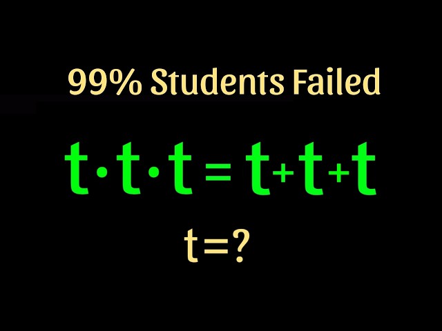 Solving a 'Harvard' University entrance exam question