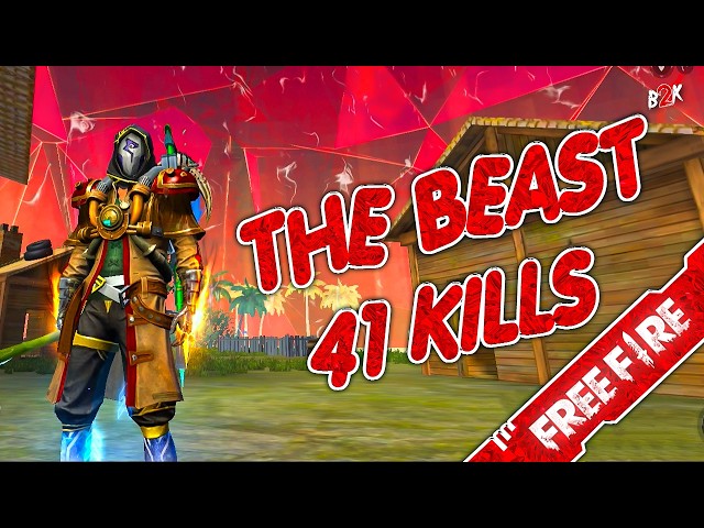 [B2K] 41 KILLS SOLO! THE BEAST IS BACK 😈 #freefire #b2k #garenafreefire