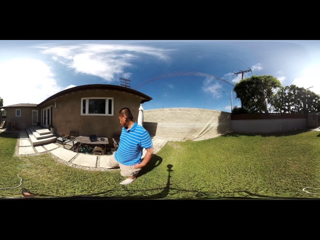 Insta360 Pro test 4K 360 live stream (with Ethernet connection)