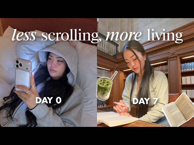 I quit scrolling for 7 days and it CHANGED my life ✨ a no scroll vlog