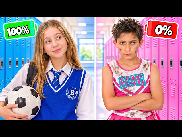 Nastya and her friends switch school lockers for a challenge