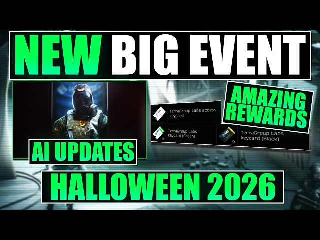 NEW EVENT BEGINS + AI CHANGES! Escape From Tarkov PVE Halloween